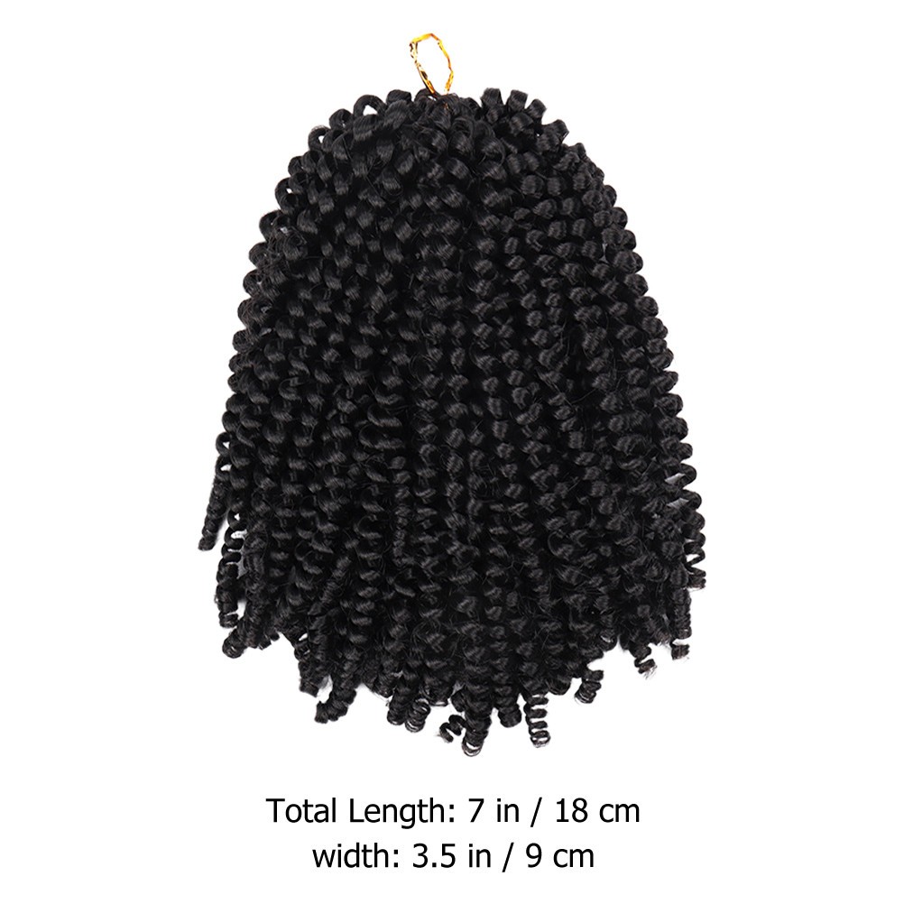 1Pcs Reusable Black Braid Wig Fashion Women Hairpiece Daily Wear