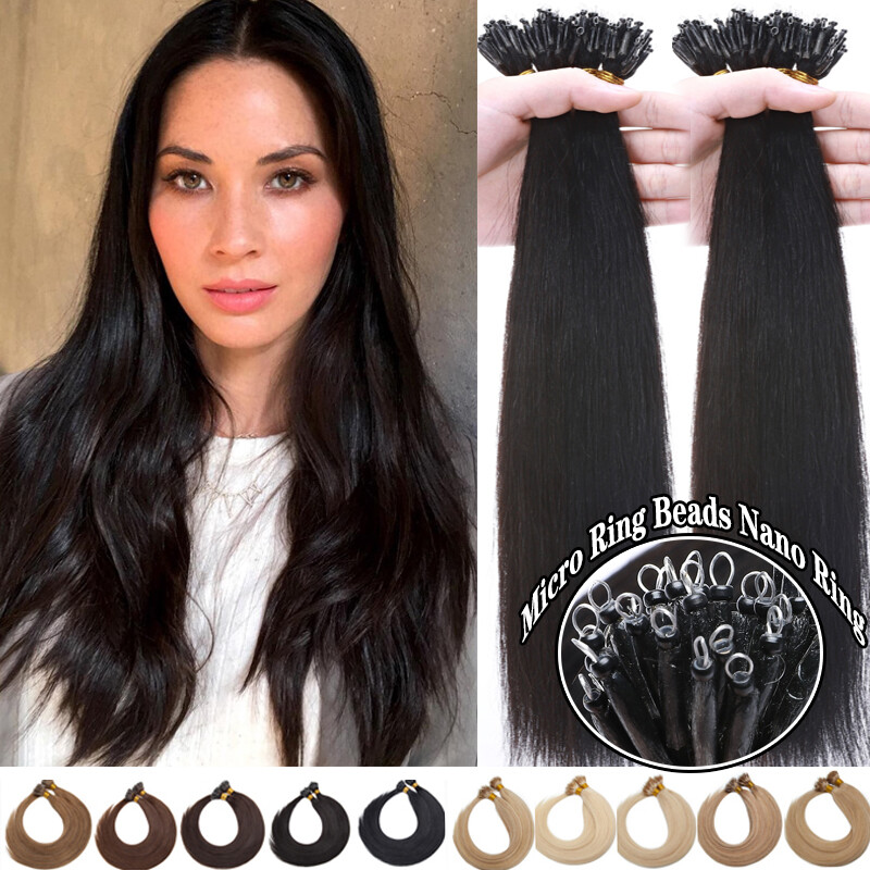Rings Nano Rings Beads Loop Tip For Hair Extensions Lines Links 50-300PCS 300G