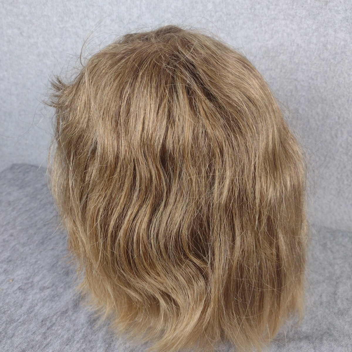 Woman’s Blonde Wig Georgie Human Hair Blend Wig Auburn Wavy GIA # 500