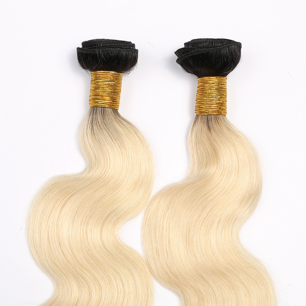 Ombre 8A Brazilian Virgin Human Hair Weft 1/3/4 Bundles Body Wave Hair Extension