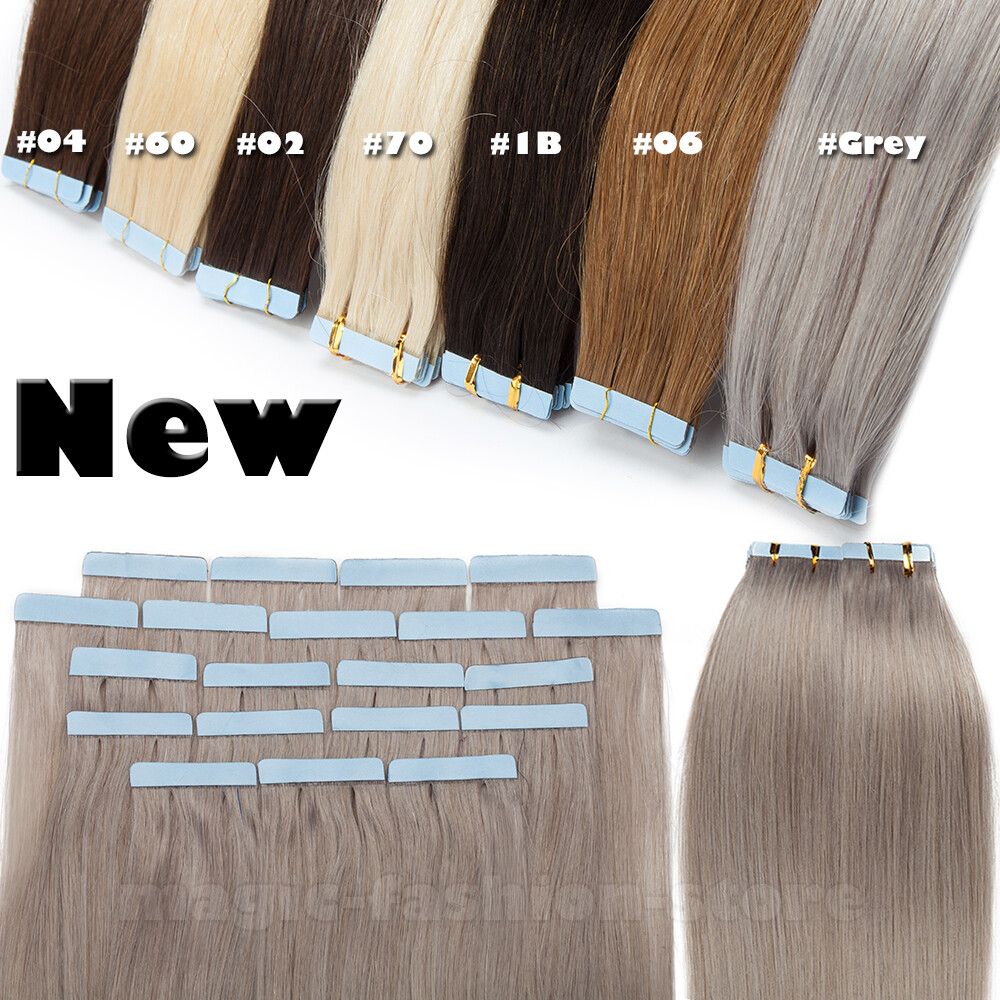 Invisible 150G Glue Skin Weft Tape In 100% Remy Human Hair Extensions Thick SALE