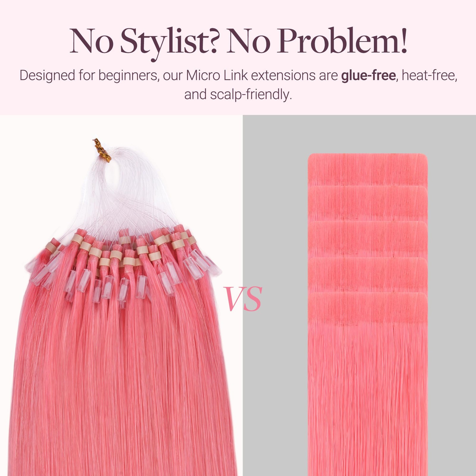 Micro Link Tip Hair Extensions Real Human Hair, 14inch 25g 25S, Cold Fusion M…
