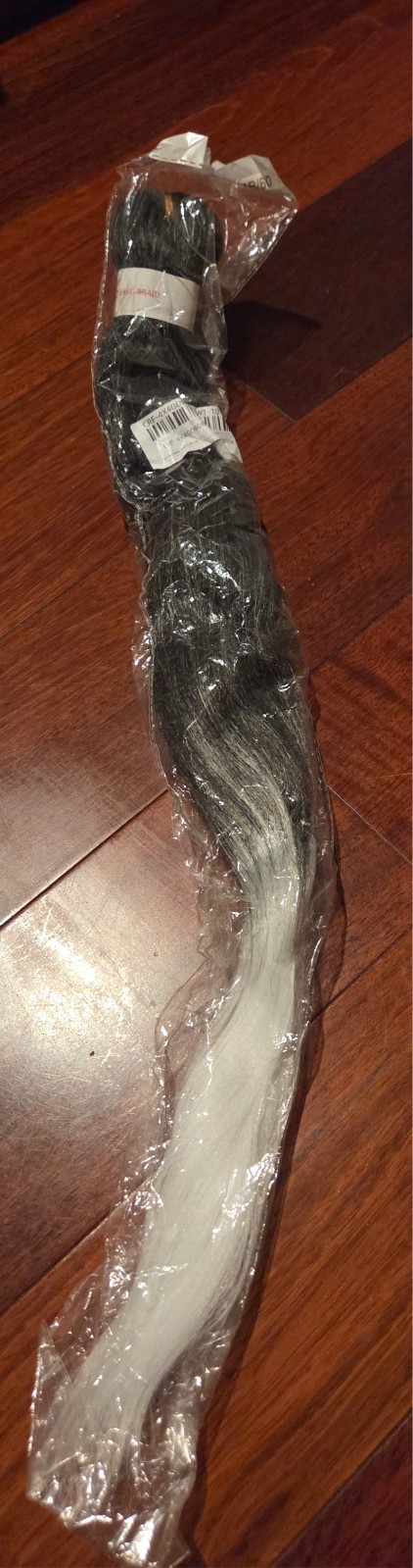 A pair of women’s hair extensions human tape in