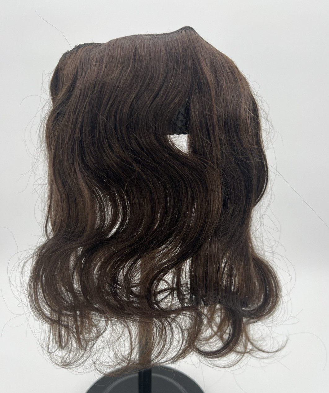 Brown Dark Wavy 12in Halo 100% Human REMY Women Hair Extension