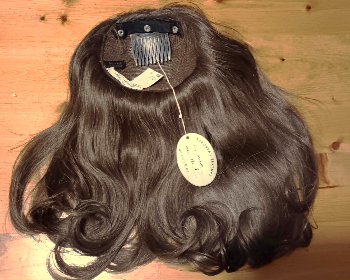 Vintage 100% Human Hair Fall from the 1970’s- #7 Brown *Special Purchase NWT