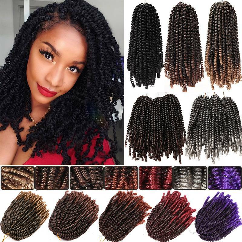 18 Inch 60 Strands/Pack PASSION CROTCHET Twist Crochet Braid Braids Extensions