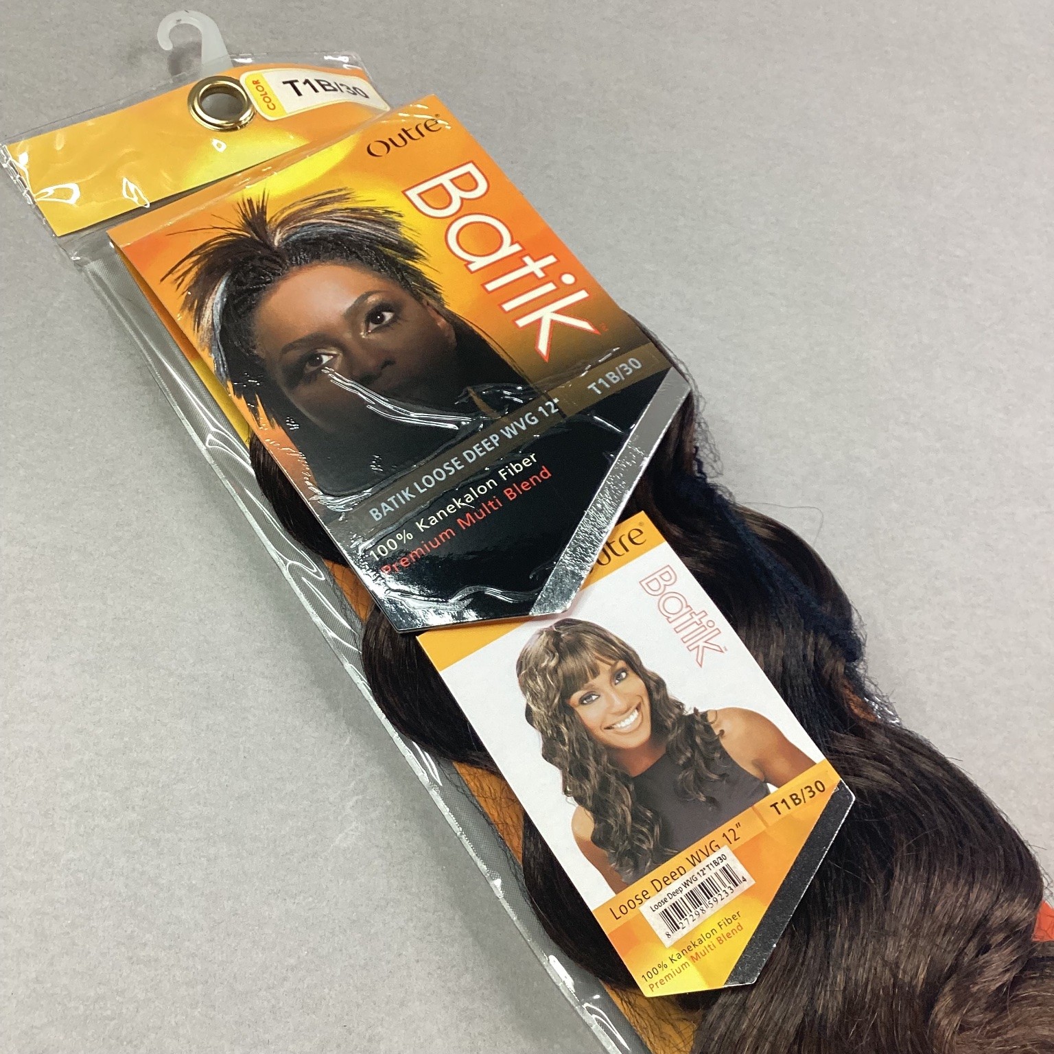 Outre Batik Loose Deep WVG Hair Extensions 12″ T1B/30 Kanekalon Fiber