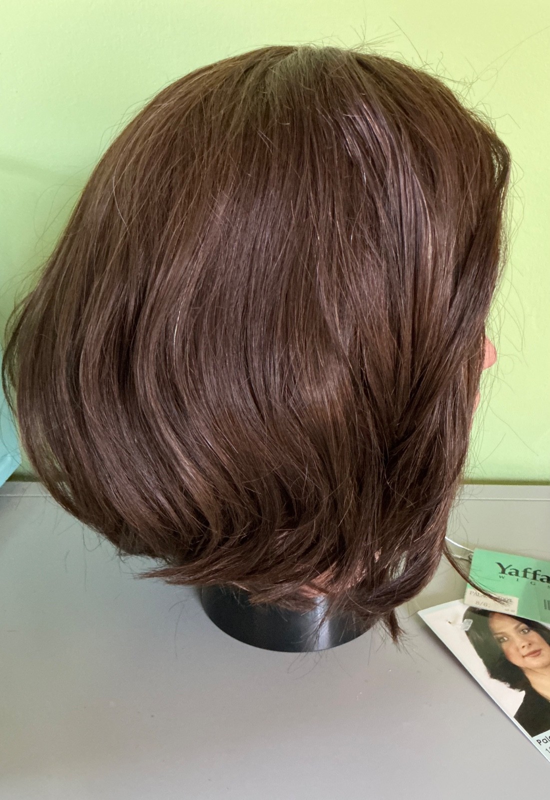 NIB Yaffa 100% Palace Collection Fine Human Hair Short Wig Color 8/6