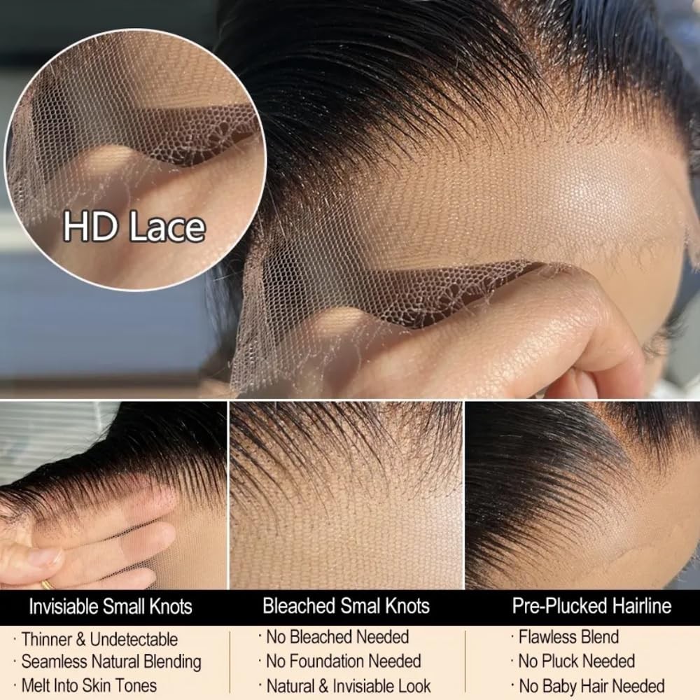 Venice Hair Real Hd Lace Closure Only 0.10Mm Ultra-Thin Invisible Crystal Hd