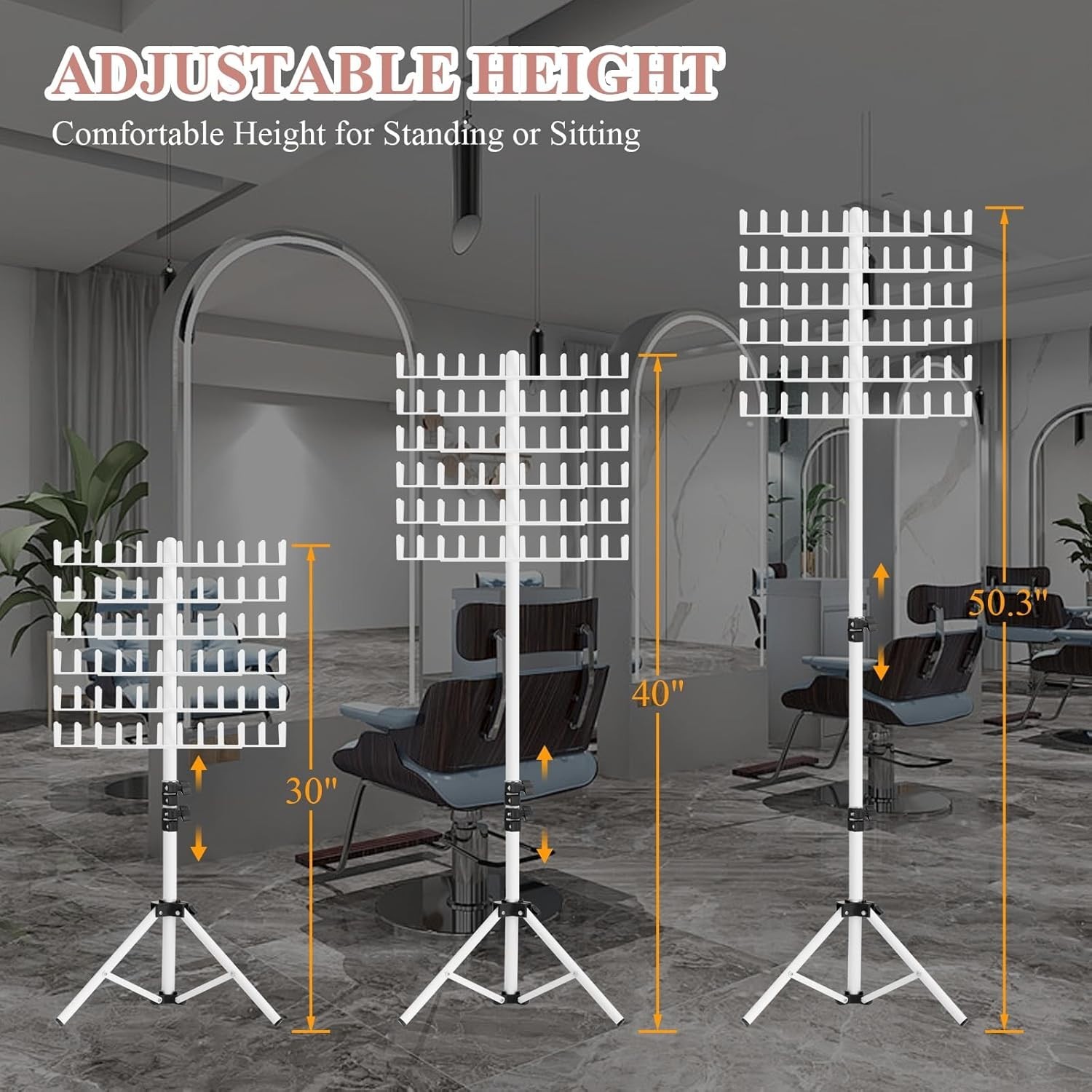 Height Adjustable 144 Peg Braiding Rack – Effortless Braiding with Tools