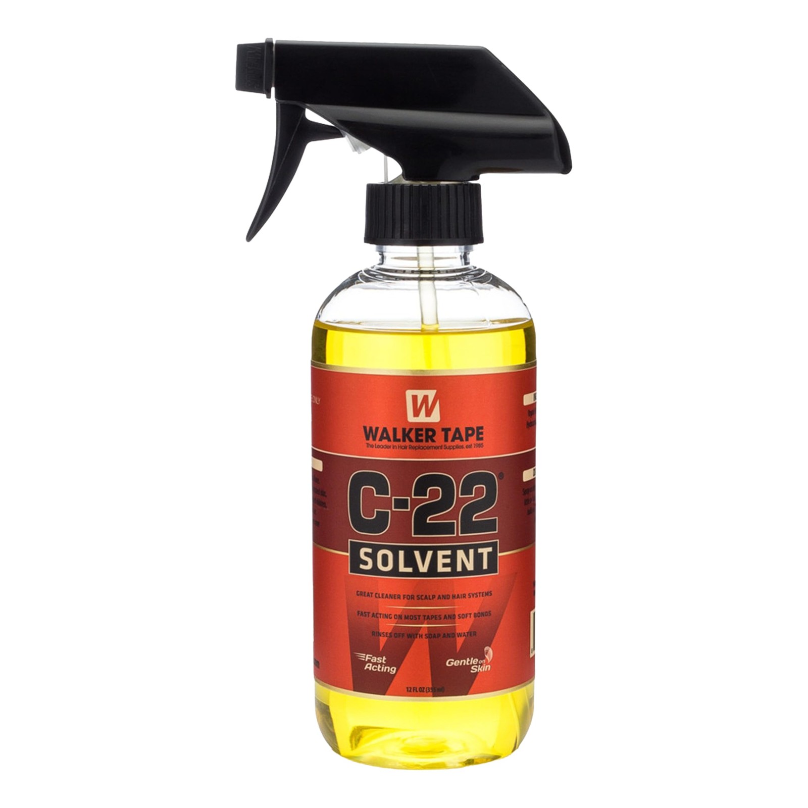 C 22 Adhesive Solvent. Oil base 12 oz. spray glue wig cleaner