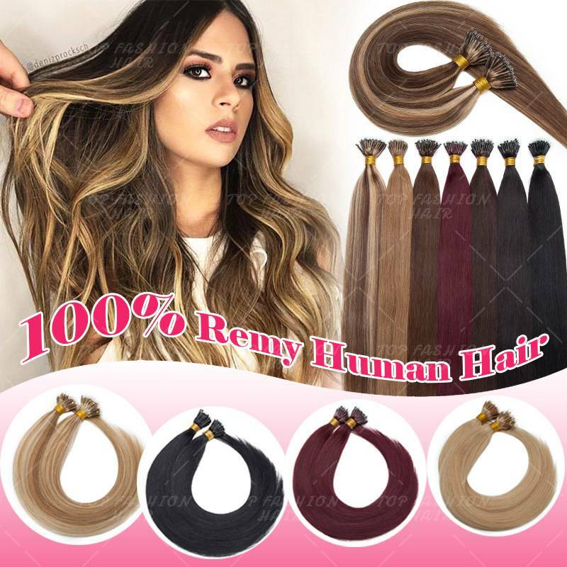 Remy Tip Pre Bonded Nano Keratin Remy Human Hair Extensions Blonde 200G 1g D156