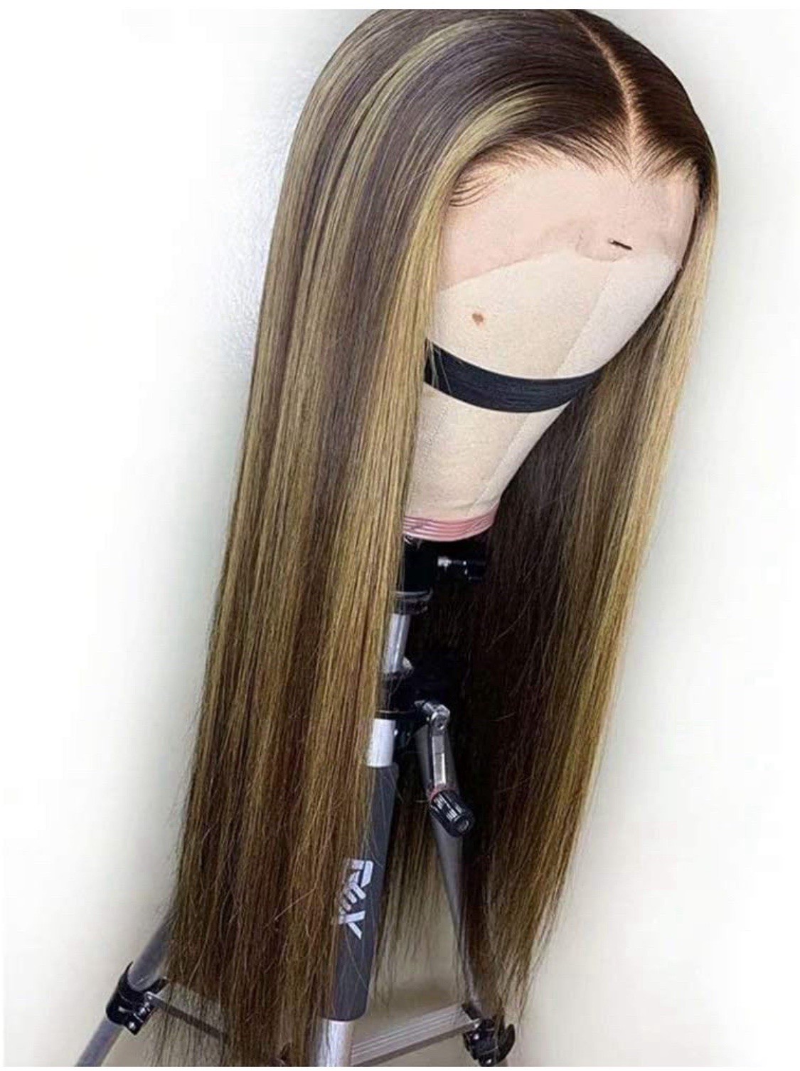 QUINLUX HAIR 150 Density #4/27 Ombre Highlight Brazilian Remy Hair Lace