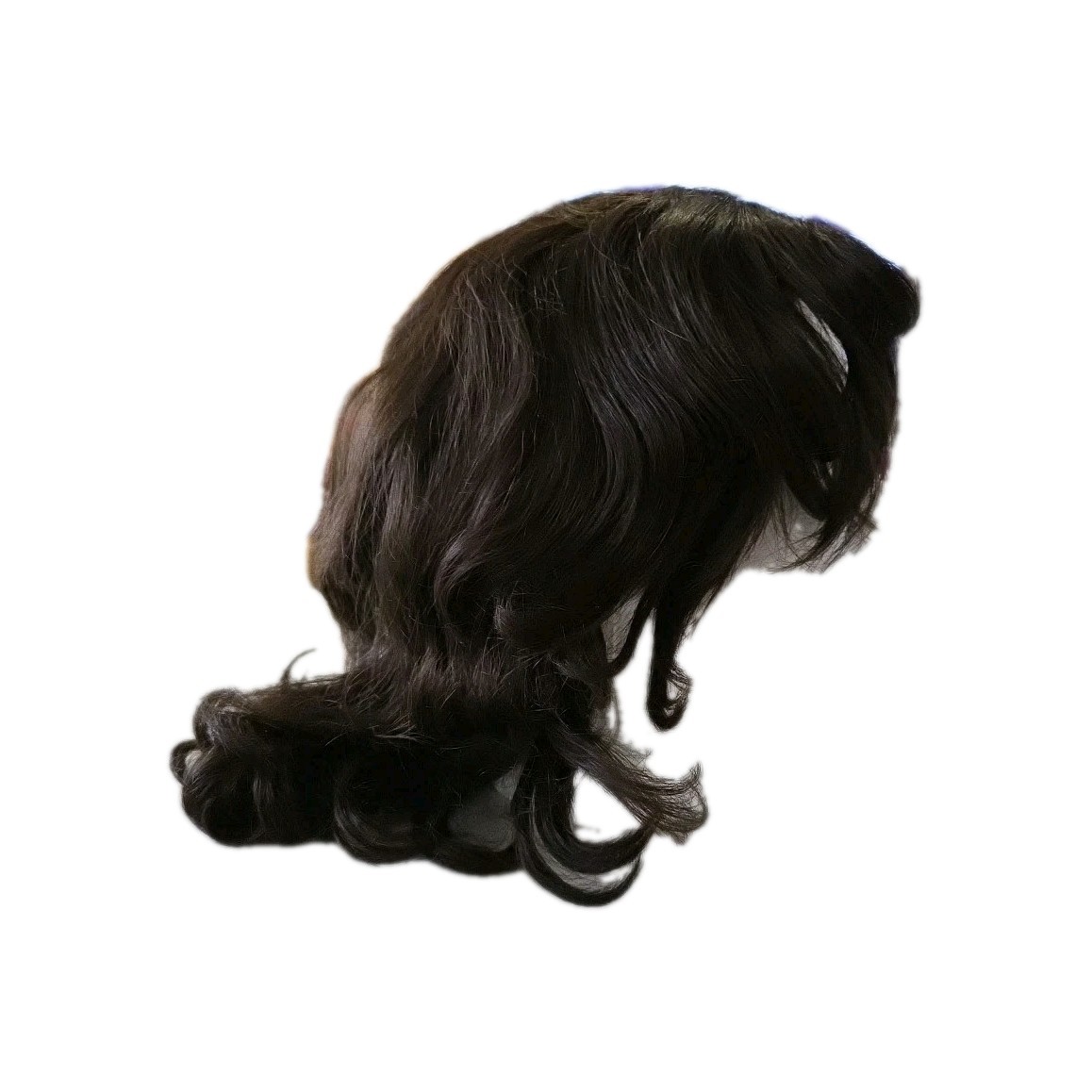 Elura Care Free Collection Synthetic Wig NOS Wavy Long 1980s Dark Brown