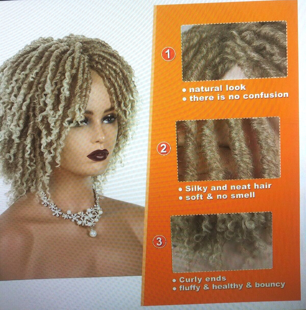 QUEENTAS Dreadlock wig for Black Women and Men Short Curly Big Afro Braided Wigs