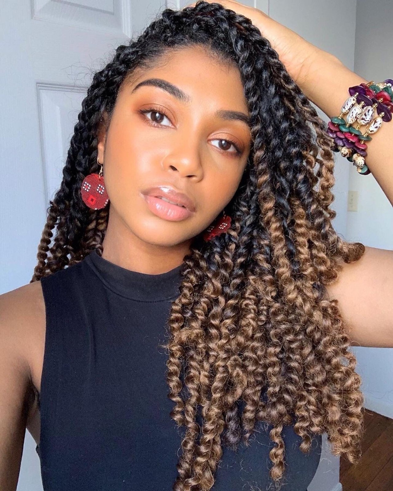 LOT 6 18″ Passion Twist Hair Water Wave Crochet Braids 18″ LOT Braids NEW