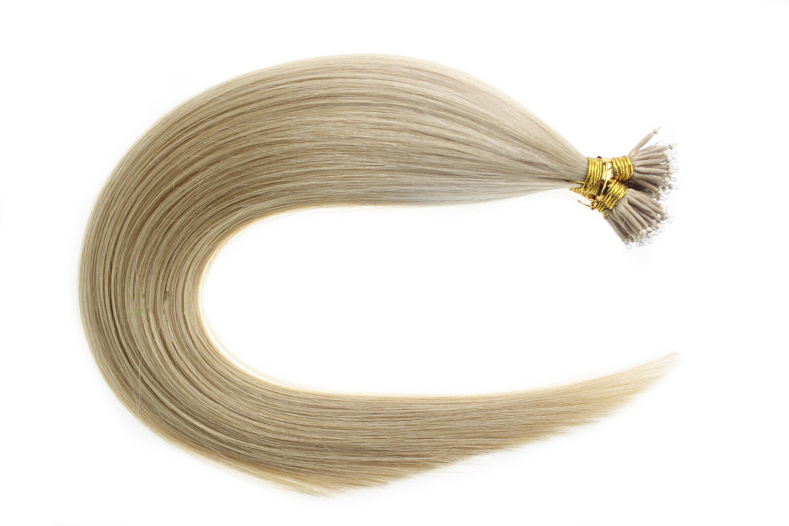 Invisible Wire Nano Tip Hair Extensions Silicone Nano Ring Beads Link Human Hair