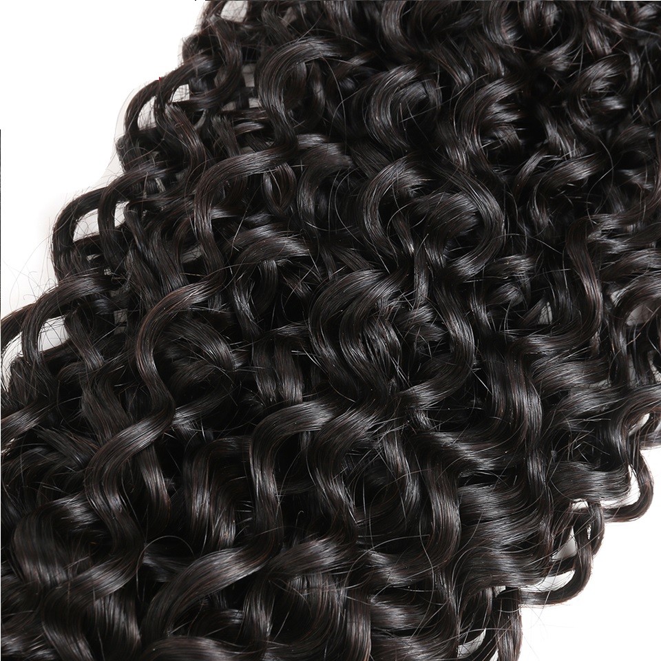 Jerry Curl Curly Sew In 100 Human Hair Weave Extension Black Ali One Bundle