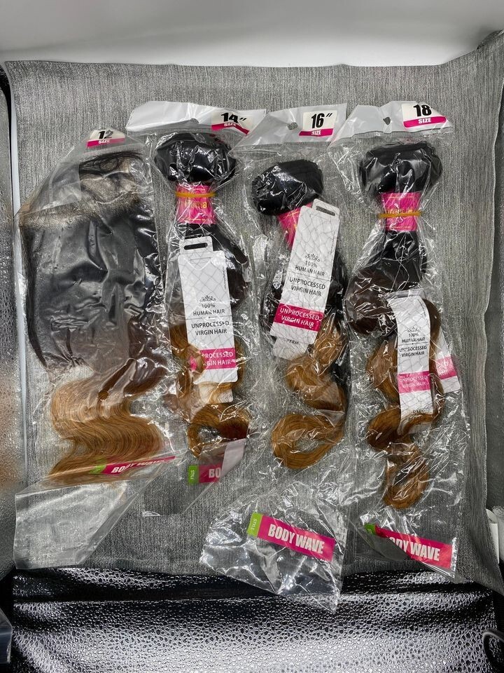 12A ombre Body Wave Bundles Remy 100% Human Hair 3 bundles (14,16,18 inch)