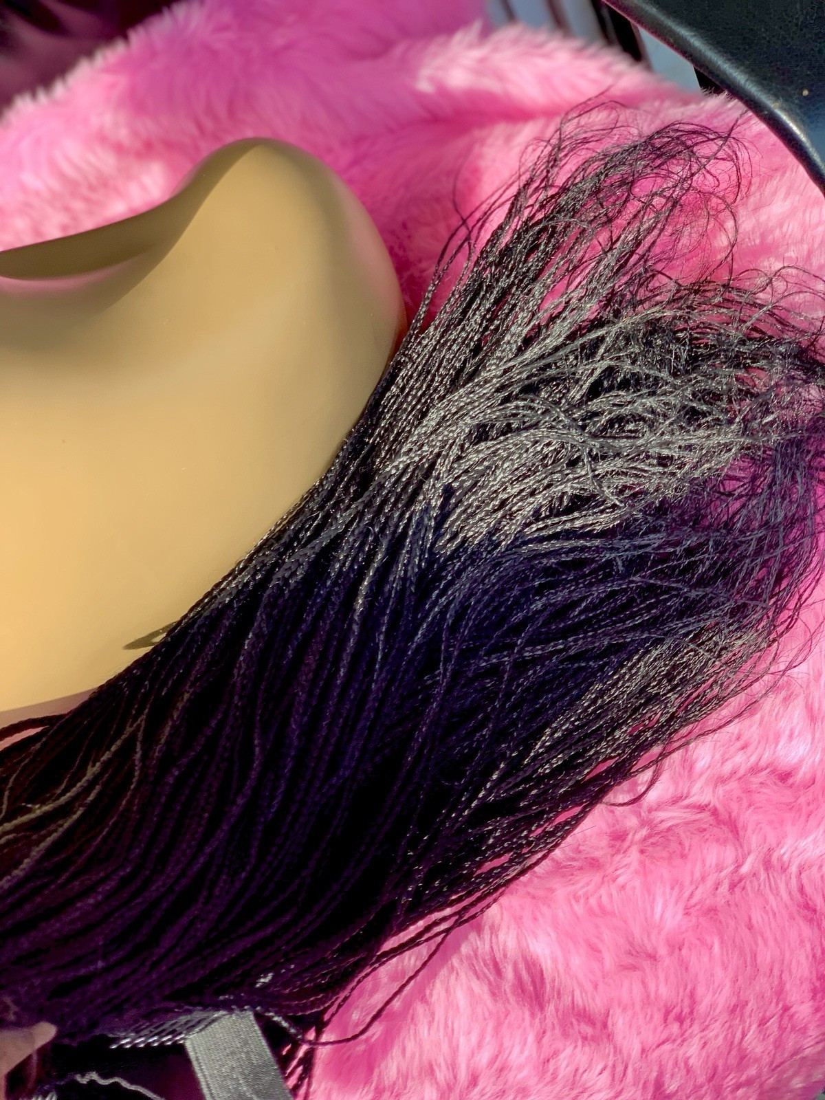 Ready to ship braided wigs for black womens, free parting, short hair wigs gifts