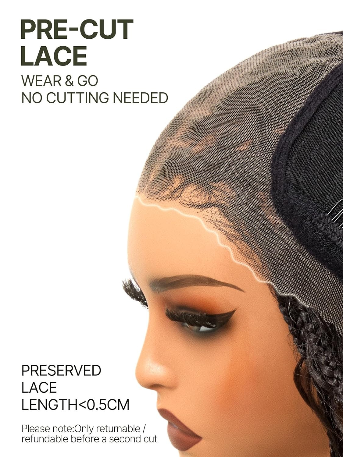 Dreadlock Wig 13×5 Lace Front Twist Braided Wig with Baby Hair 26in 180% Density