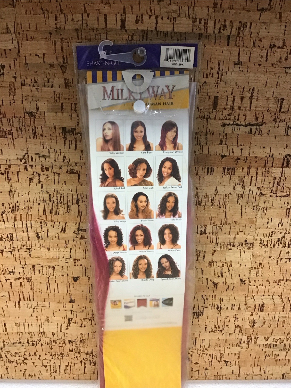 Milky Way 100% Human Hair Yaky Weave 12 Pink New A-5