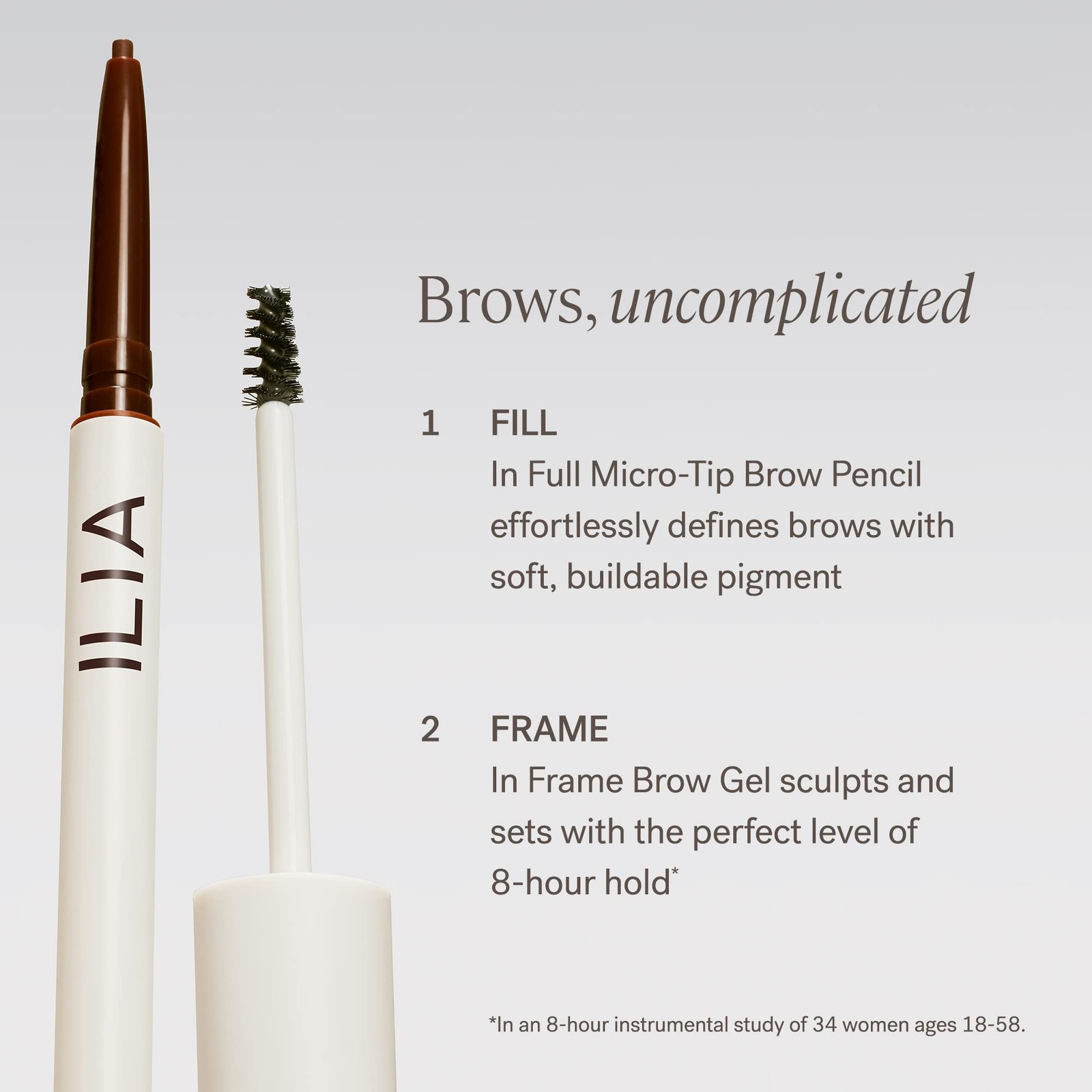 – In Full Micro-Tip Brow Pencil with Spoolie | Buildable Pigment, Fade-Resist…