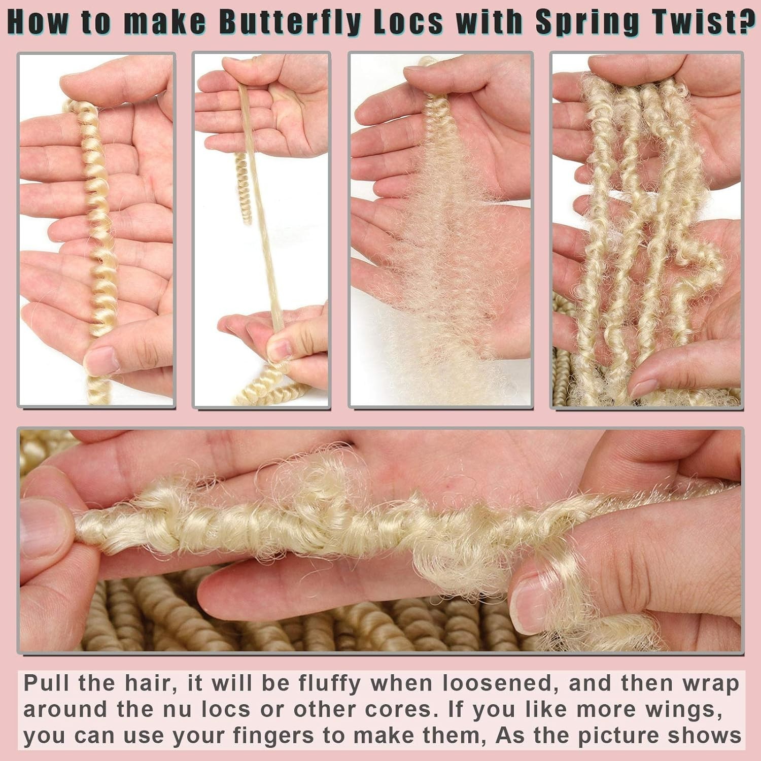 Versatile 12 Inch Spring Twist Braids – Natural Looking Synthetic Hair, 2 Packs