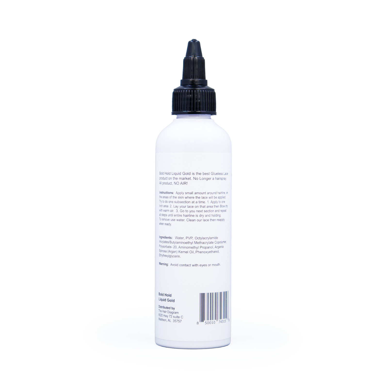 Bold Hold Liquid Gold Reloaded – Glueless Lace Gel – Temporary Hold For Wig 4 oz