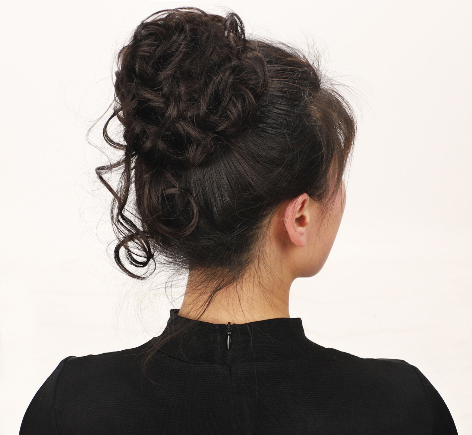 Messy Hair Scrunchies Tousled Updo Hairpiece Bun Ponytai Chignon for Women Girls