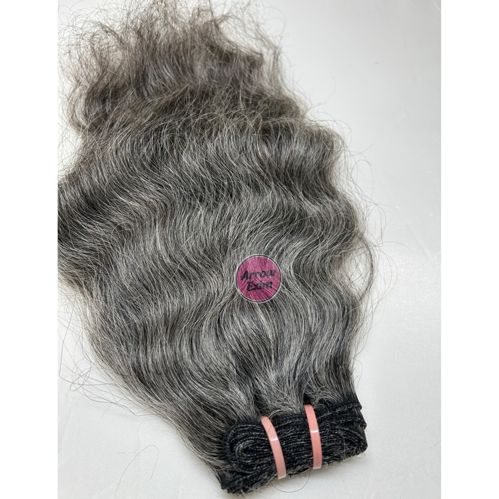 Grey Raw Natural Wave Cuticle Aligned Remy Human Hair Bundles