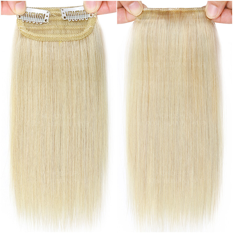 Small Piece Clip In Human Hair Extensions Hairpiece Weft Short Mini Pad 4-12Inch