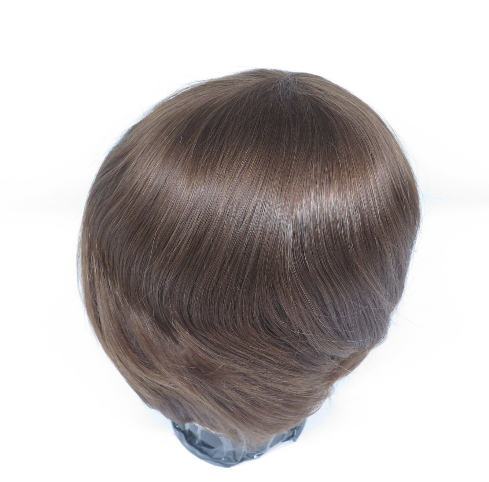 Deluxe Toupee Hair Replacement System 100% Real European Hair Mens Wig Hairpiece