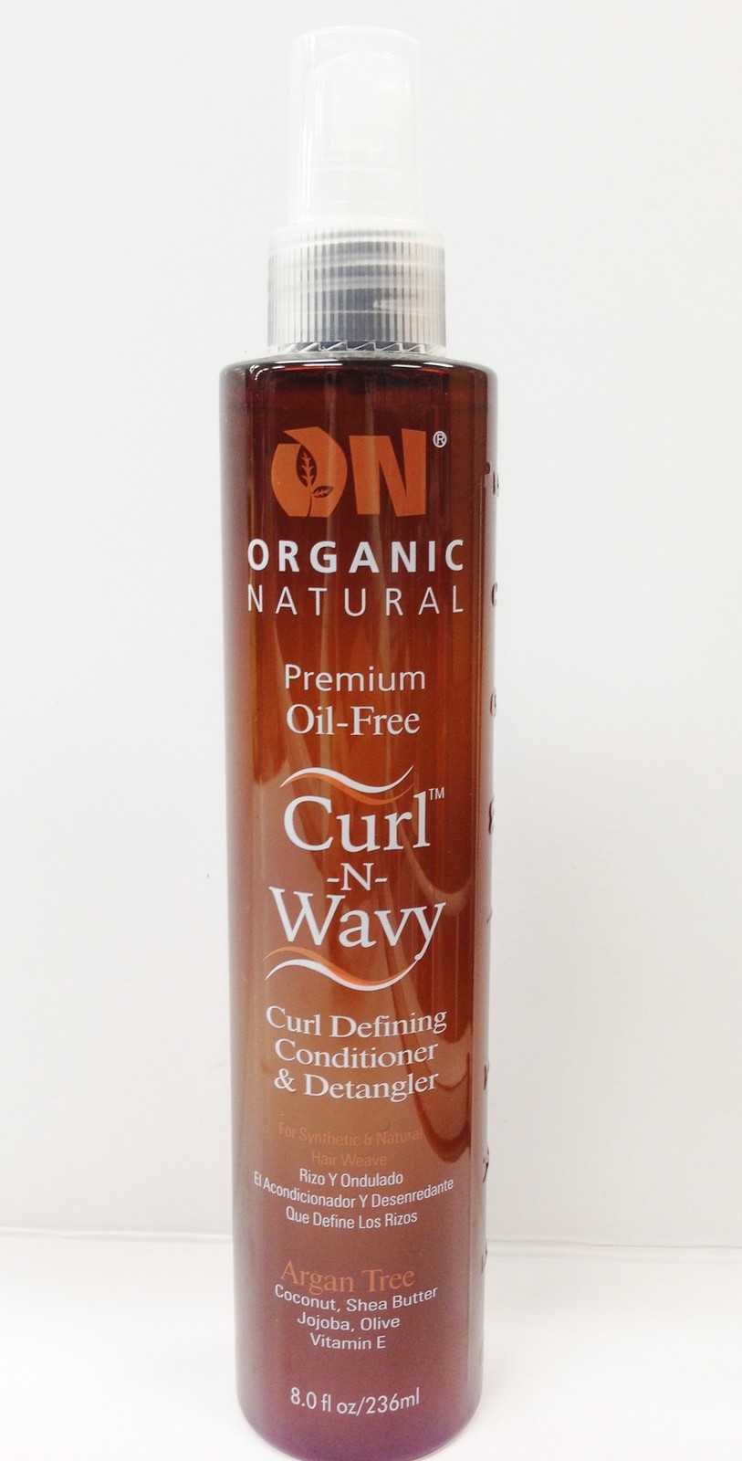 ON ORGANIC NATURAL PREMIUM OIL FREE DETANGLER ARGAN TREE 8oz