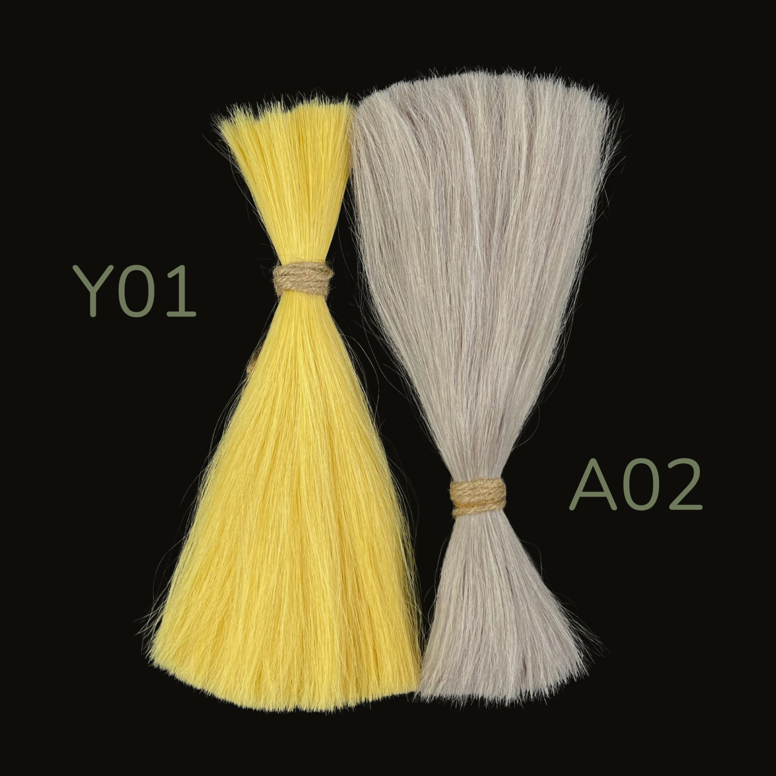 Human hair 50 Grams Pastel colors 8-10″ inch