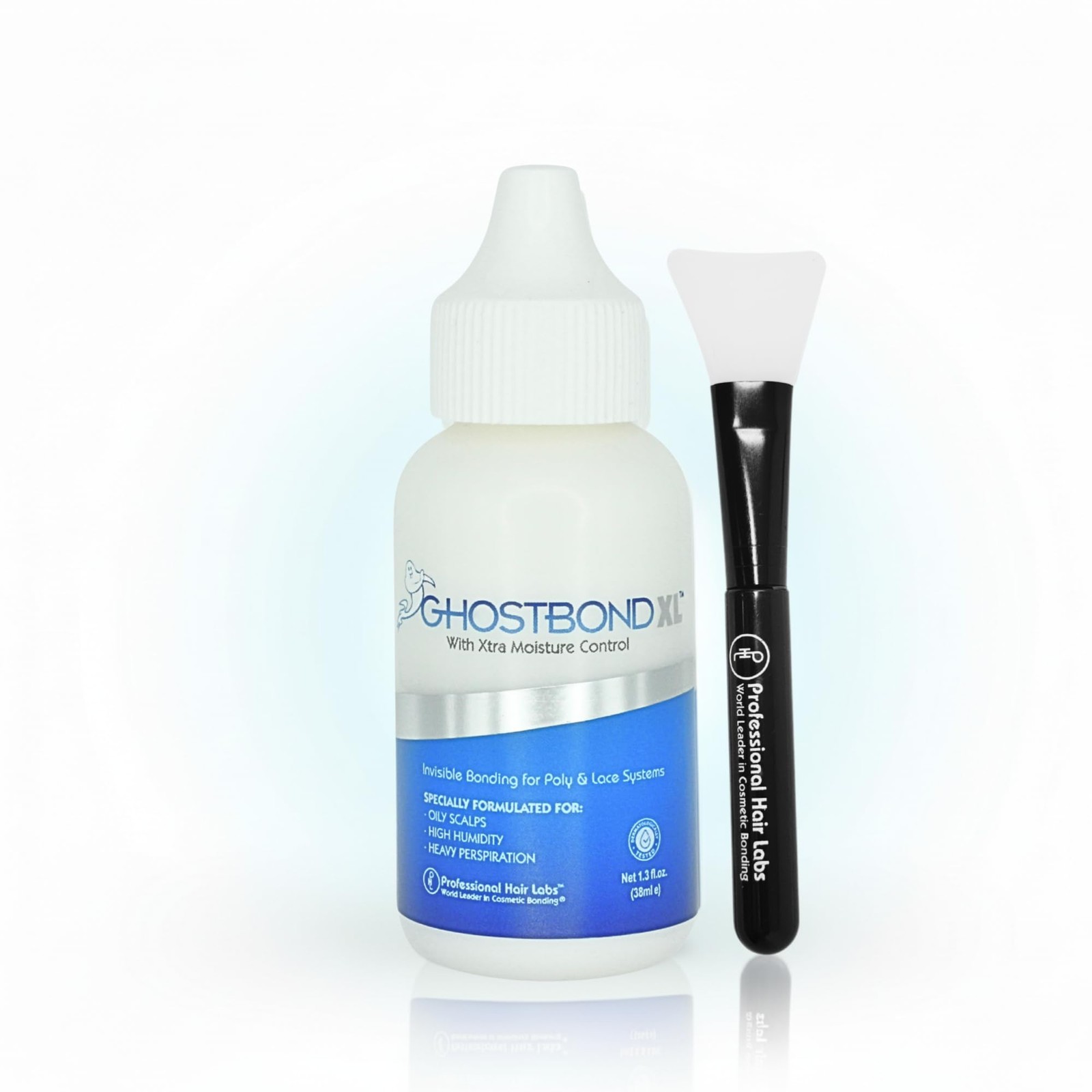 XL Hair Replacement Adhesive 1.3oz & Silicone Applicator – Invisible Lace Wig…