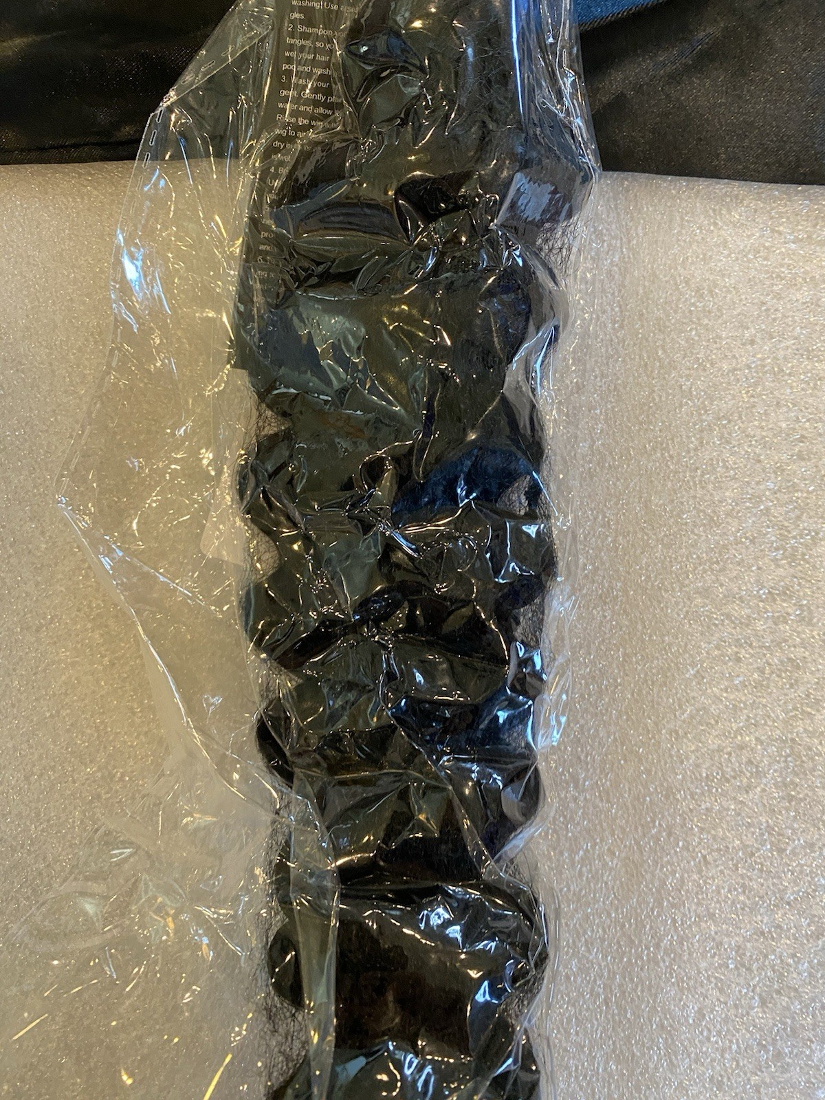 Ashine 100% Brazilian Human Hair Extensions-Black 107-1B#-20”-DC Deep Curly