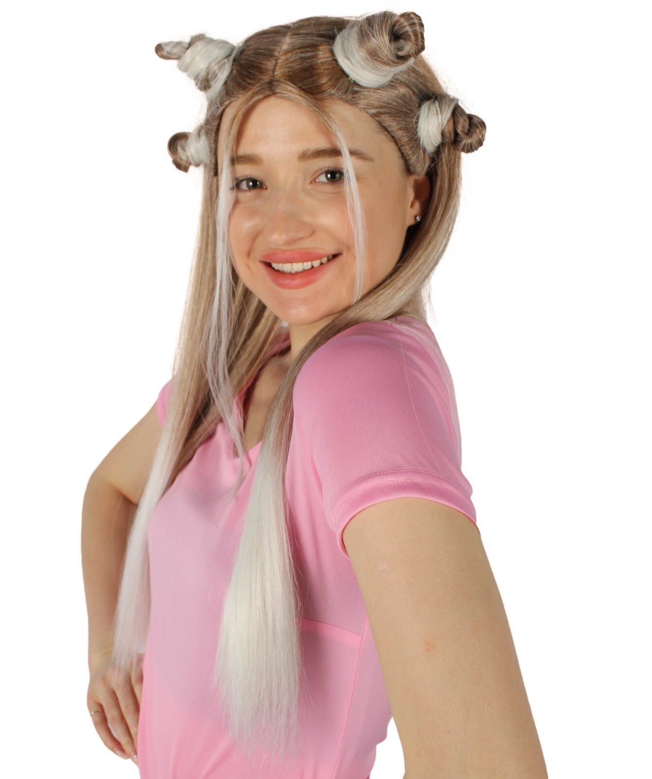 Adult Women’s Celebrity Ombre Blonde Wig I Flame-retardant Synthetic Fiber