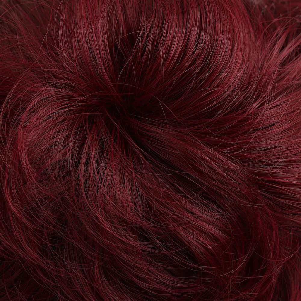 10″ Short Burgundy Women Full Wig Cosplay Party Heat Resistant Synthetic Hair