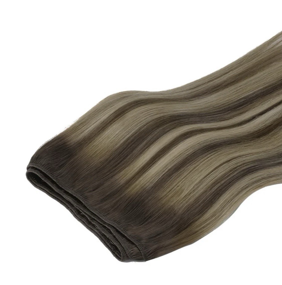 Goo Goo Human Hair Extensions Honey Blond Balayage (4/26/4) Sew-In Weft 18 Inch