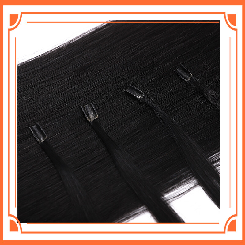 Keratin Hair Extensions Human Hair Pre-Bonded 100% Real Remy strands Full Head