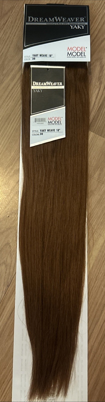 100% Human Hair Extensions. Dream Weaver. 18”inch. Color #30. 1 Pack For $45