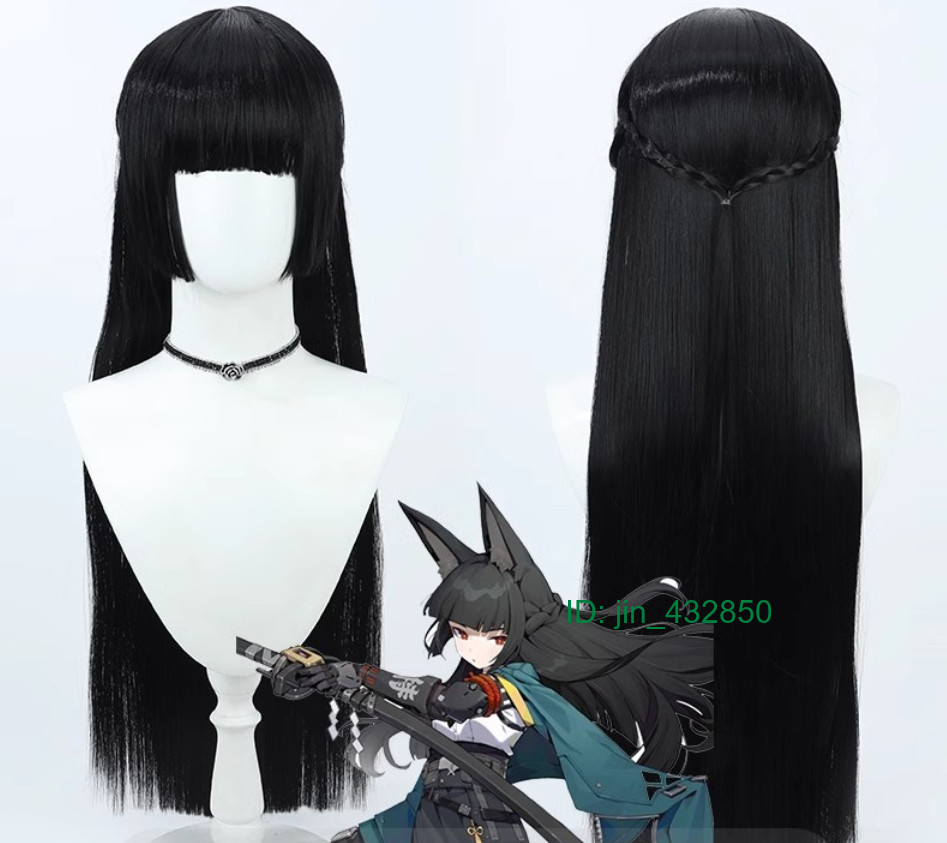Hot Zenless Zone Zero Hoshimi Miyabi Cosplay Wigs Hair Party Comicon Carnival