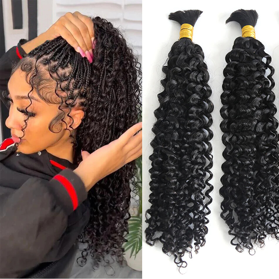 100 Human Hair Micro Braiding Best Quality Bulk Mink REMY Hair 22″ 100g/bundle