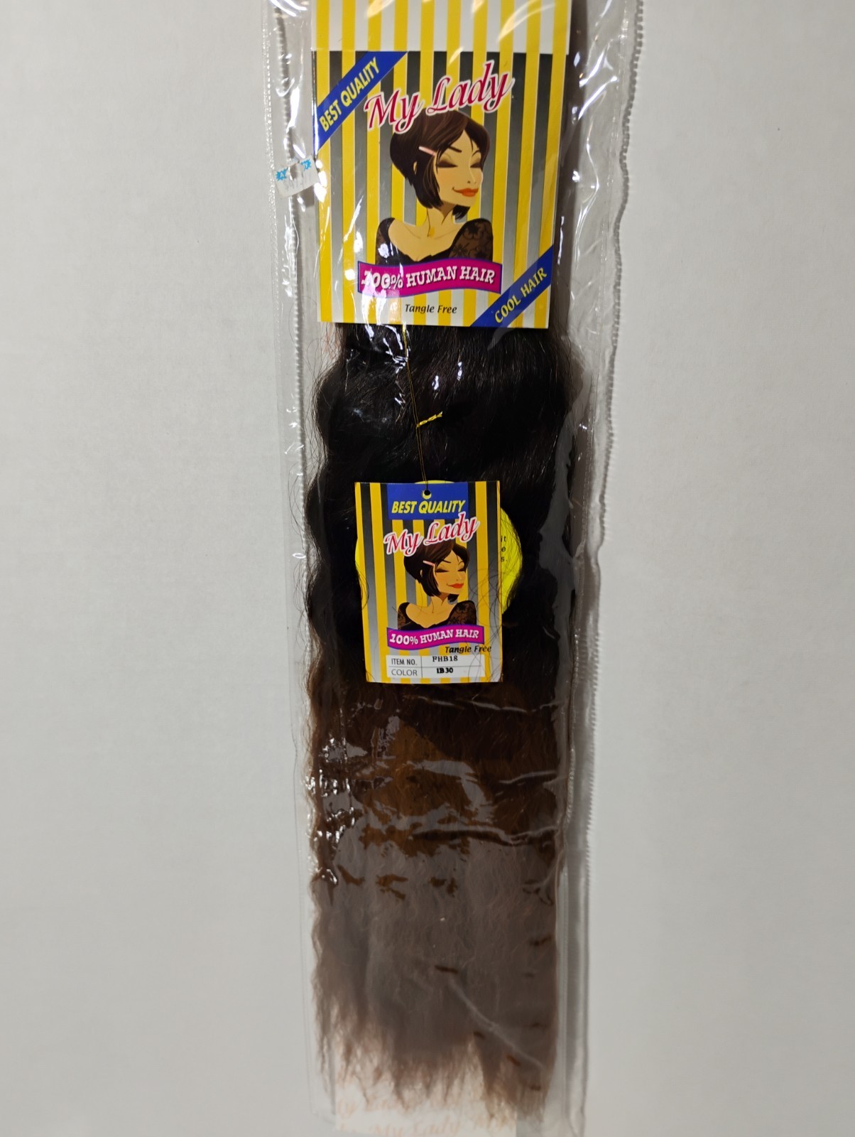18″ My Lady 100% Human Hair – Bulk Braid/Braiding (4 Shades) -FHB18