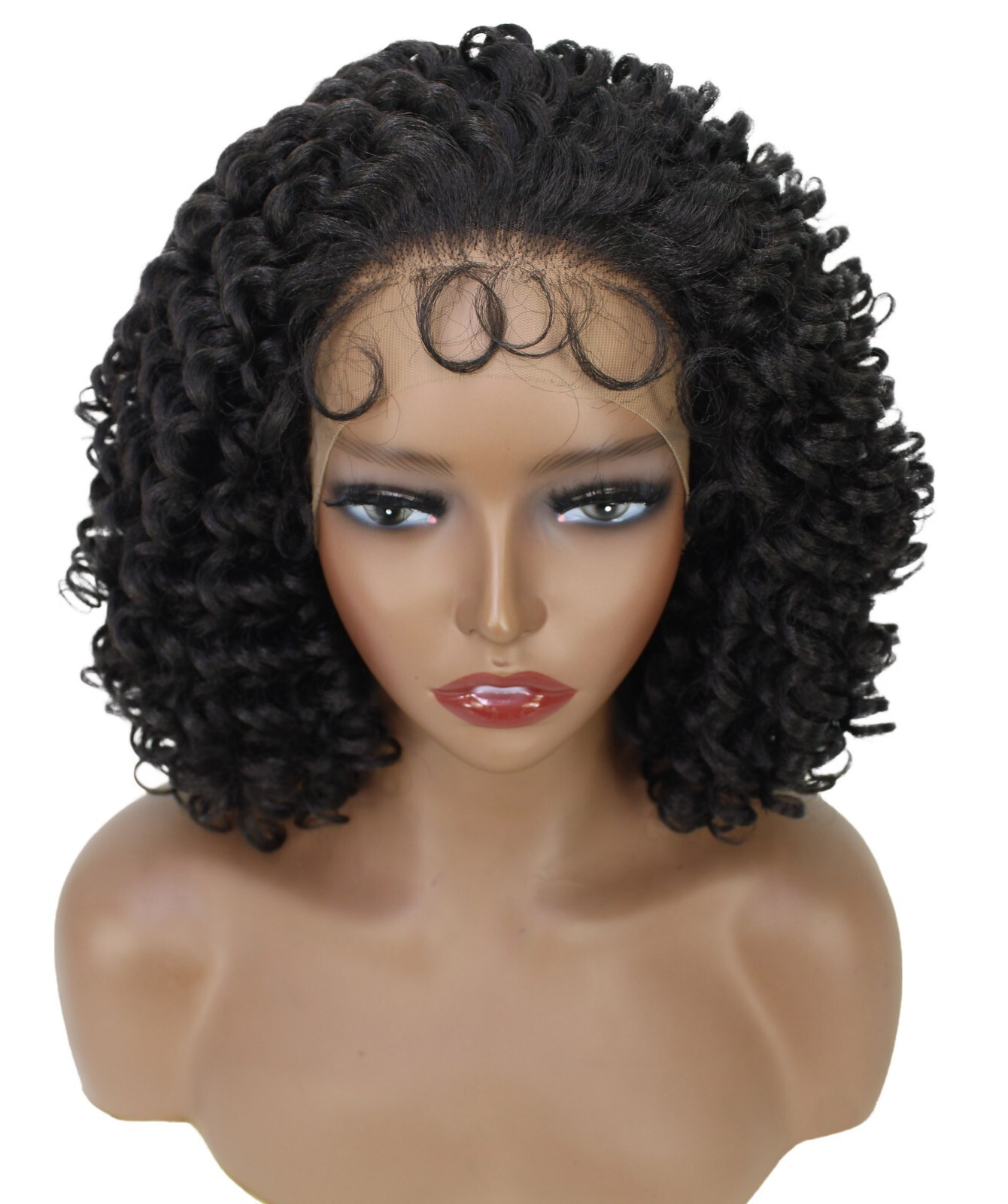 LUXLUXE Gloria I4-inches Spiral Curl Lace Front Wig BL-0171