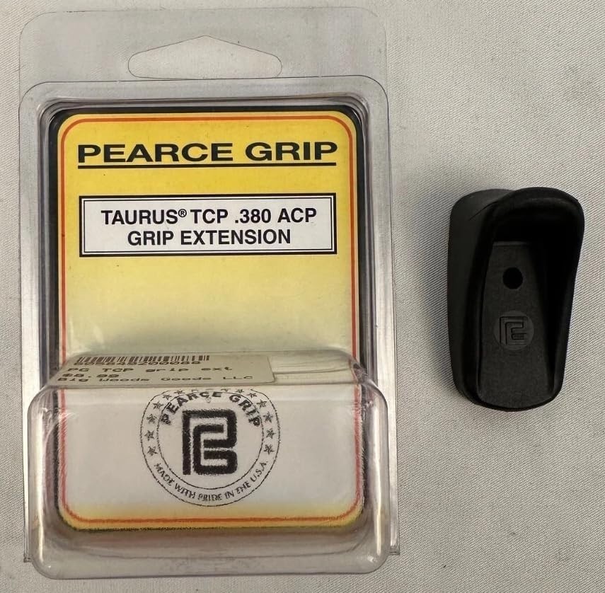 Durable Plastic Grip Extension for Glock 29 – Stylish Silver/Black Finish