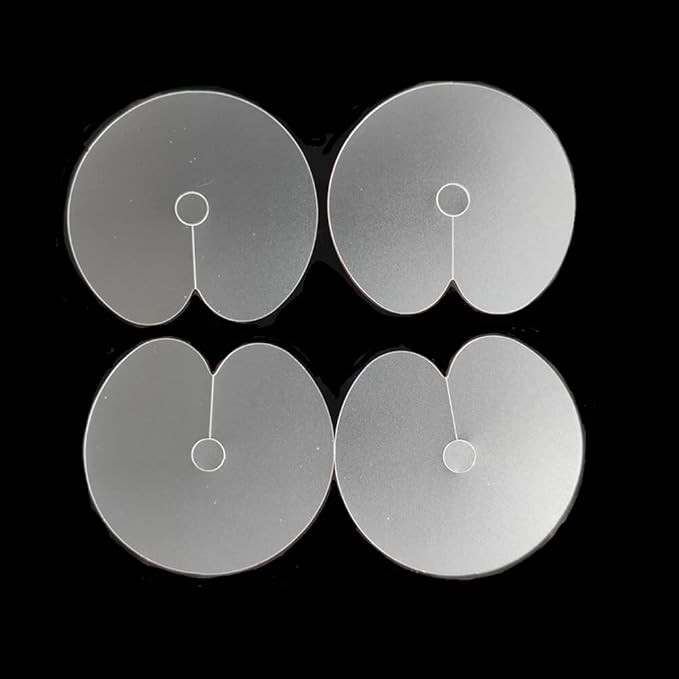 10 Hair Extension Scalp Protector Glue Gun Shields Discs Thermal Guards Flakes