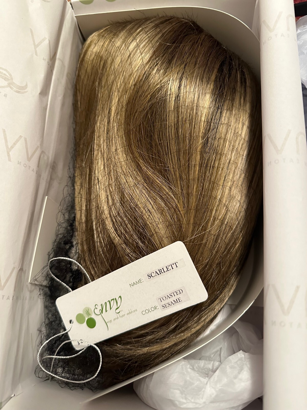 Scarlett Wig By Envy in Color Toasted Sesame
