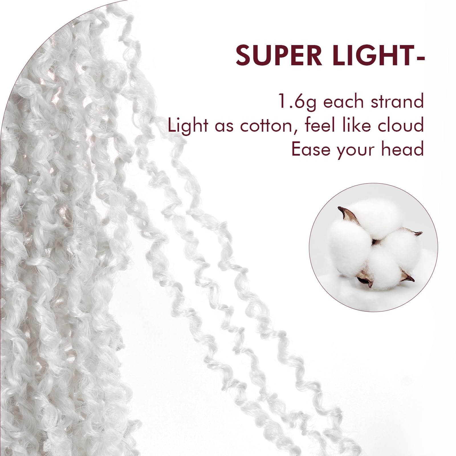 Gix Yanky Twist – 6 Inch 8 Packs 30 Strands/Pcs Silver Pre-Twisted